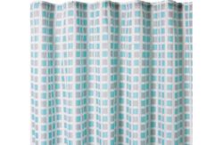 HOME - Mould Resistant Squares Shower Curtain